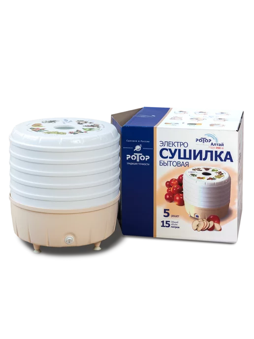 ротор Сушилка для фруктов и овощей Алтай СШ-022 5 поддонов, вариант