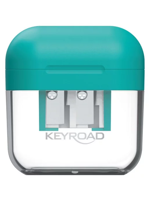 Keyroad Точилка с контейнером 2 отверстия, голубой, фото 2
