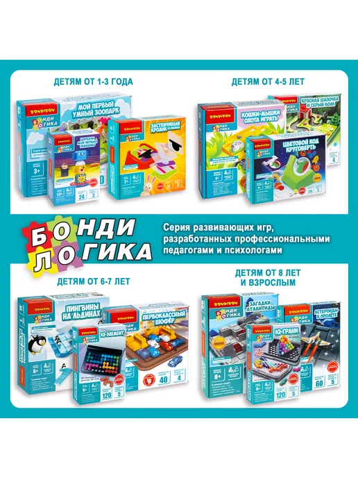 Bondibon Настольная игра магнитная головоломка Сырные лазейки, голубой, фото 7