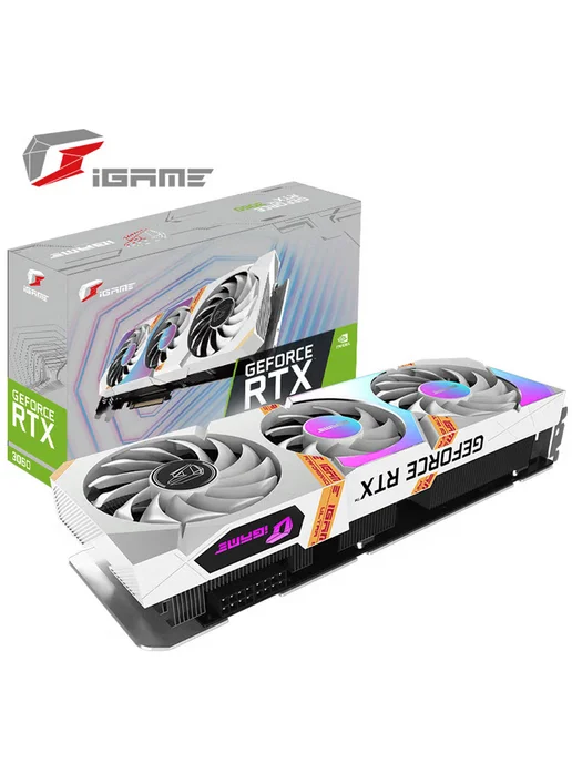 Colorful Видеокарта iGame GeForce RTX 3060 Ultra W OC 12 ГБ