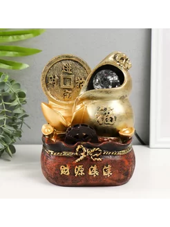 Фонтан комнатный "Китайская монета богатства" 11х14х20 см Сималенд 212755593 купить за 1 619 ₽ в интернет-магазине Wildberries