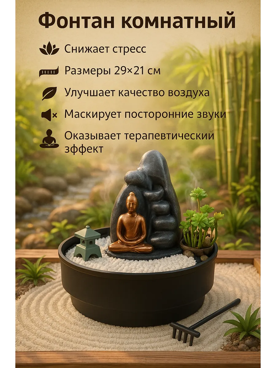 Фонтан комнатный "Сад...