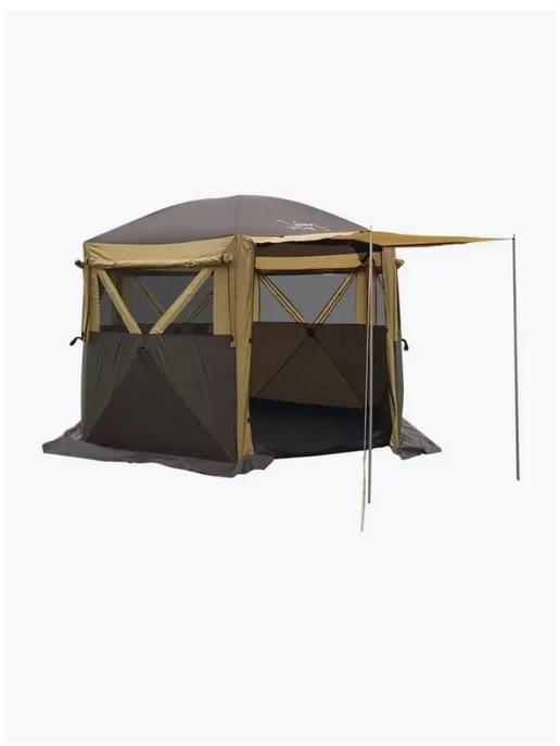 GOODSTORAGE Туристический шатер Mimir-2905S, коричневый, фото 5