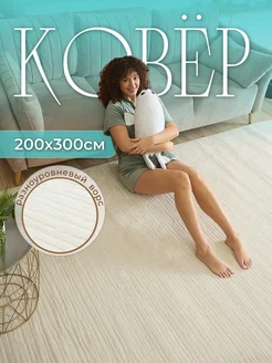 Ковер комнатный 200х300 с ворсом в гостиную kovry_outlet 212778155 купить за 6 637 ₽ в интернет-магазине Wildberries