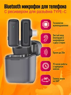 Микрофон петличный беспроводной телефона TYPE-C Dream Tech 212788639 купить за 496 ₽ в интернет-магазине Wildberries