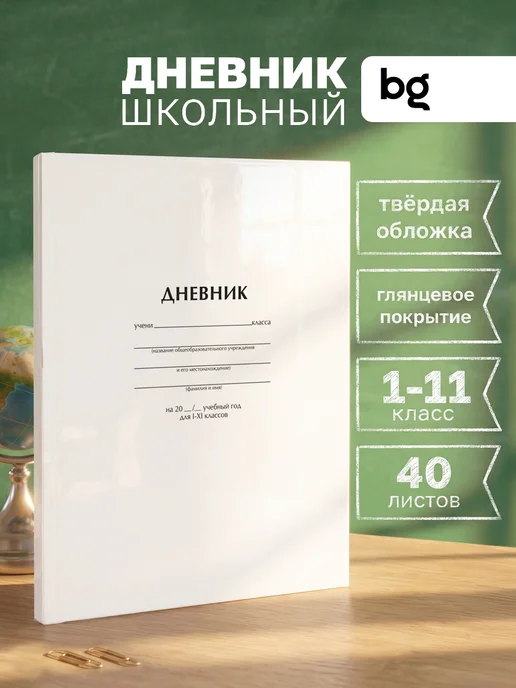 BG Дневник школьный плотный 1 - 11 класс, вариант