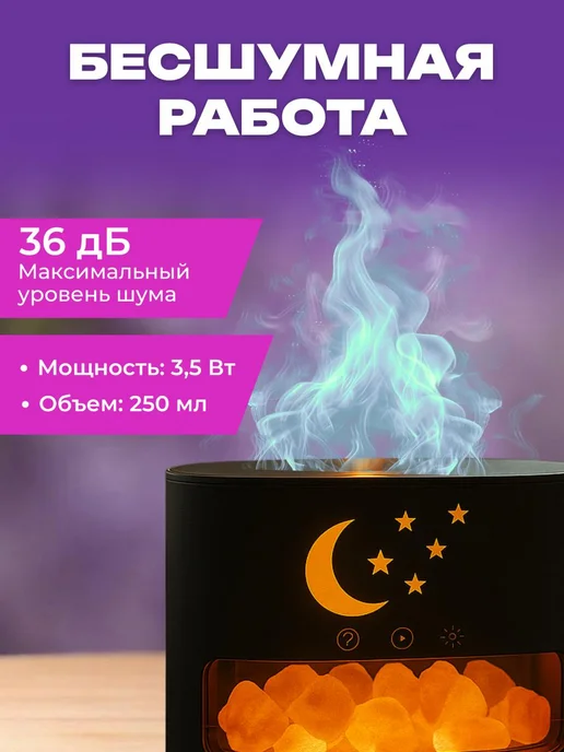 SALE24 Увлажнитель воздуха с гималайской солью, черный, фото 3