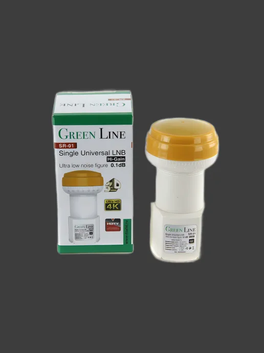 Green Line Конвертер спутниковый линейный 1 выход GreenLine-SR-01, зеленый, фото 4