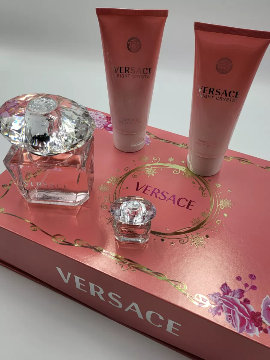 Подарочный парфюмерный набор Versace Bright Crystal 4 в 1 Parfumeroff  212859059 купить за 2 975 ₽ в интернет-магазине Wildberries