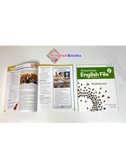 American English File 3 Third Edition, комплект c CD English Books