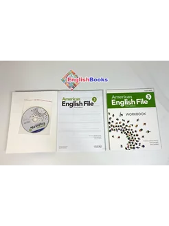 American English File 3 Third Edition, комплект c CD English Books