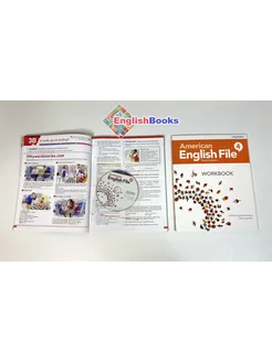 American English File 4 Third Edition, комплект c CD English Books