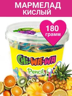 Ведро кислого мармелада тропик Chi-wa-wa 212900661 купить за 257 ₽ в интернет-магазине Wildberries