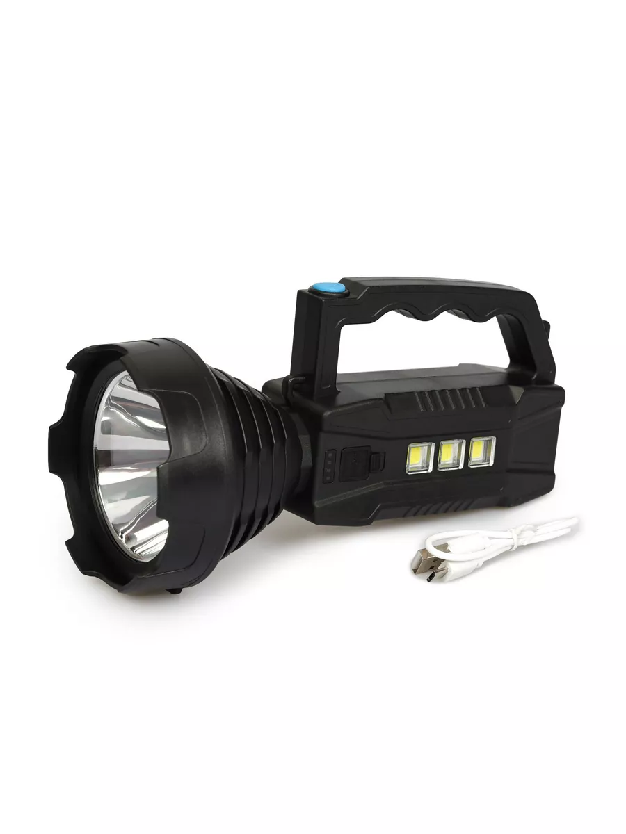 Аккумуляторный фонарь-прожектор 5W+3W (SBF-501-K)/48