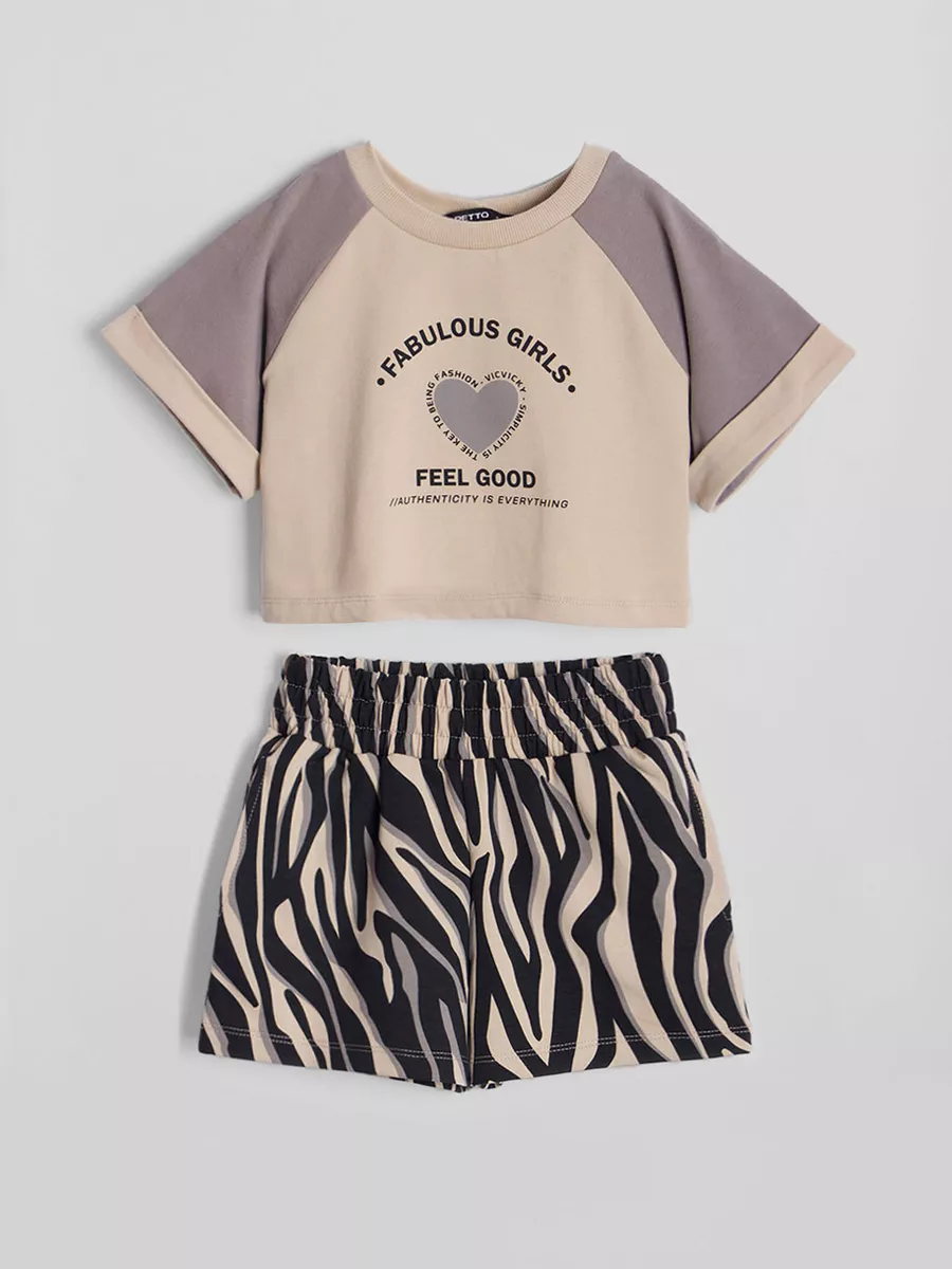 Футболка + шорты, Semolina 15-1218