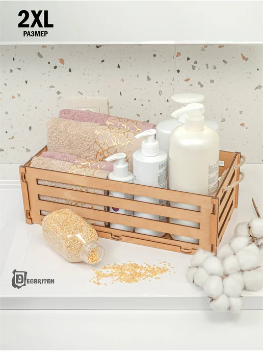 Decoriton Коробка подарочная ящик для хранения 25х35 см, вариант, фото 4