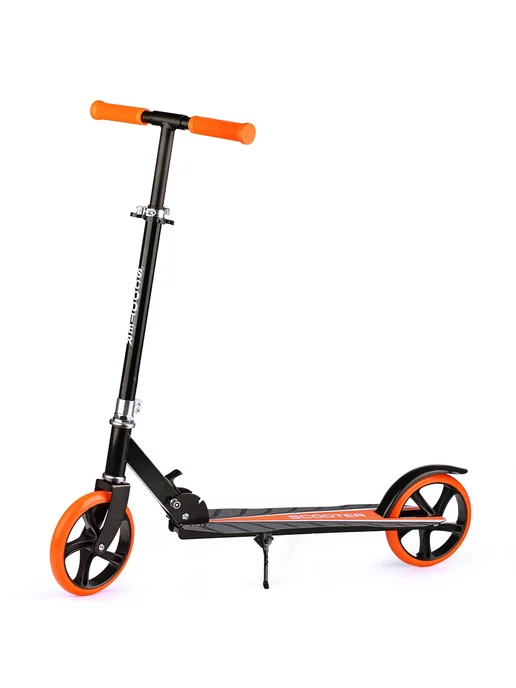 URAL TOYS Самокат городской двухколесный от 5 лет, черный, фото 2