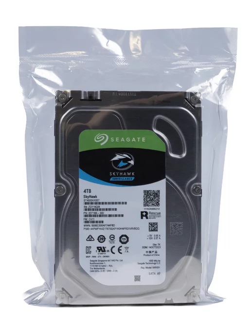 Seagate Technology 3.5" жесткий диск Seagate SkyHawk 4Tb ST4000VX007, 4 ТБ, фото 2