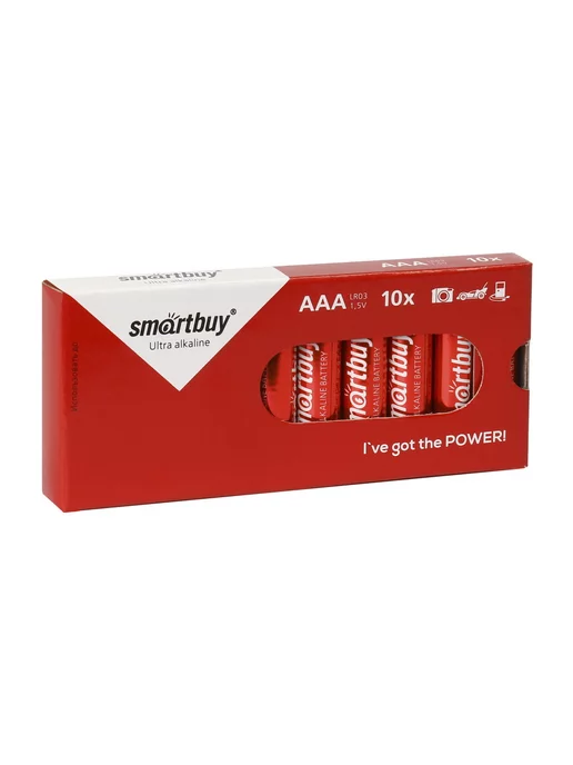 SmartBuy Батарейки мизинчиковые ААА алкалиновые, 10 шт, 10 шт, фото 8