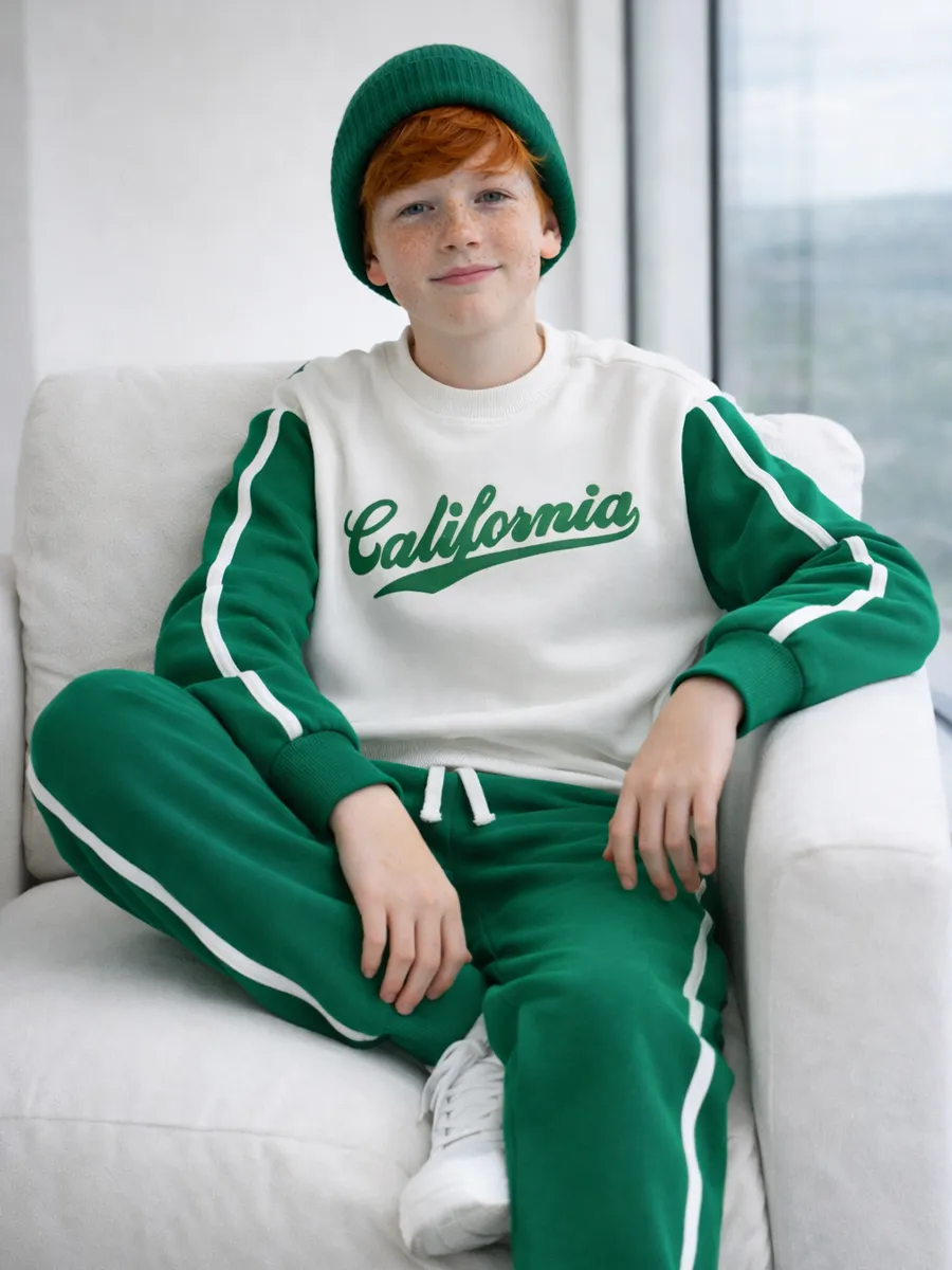 Свитшот + брюки, Brilliant White 11-4001