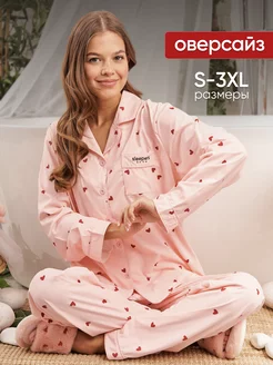 Домашняя пижама со штанами SLEEPERS LOVE 213066791 купить за 1 767 ₽ в интернет-магазине Wildberries