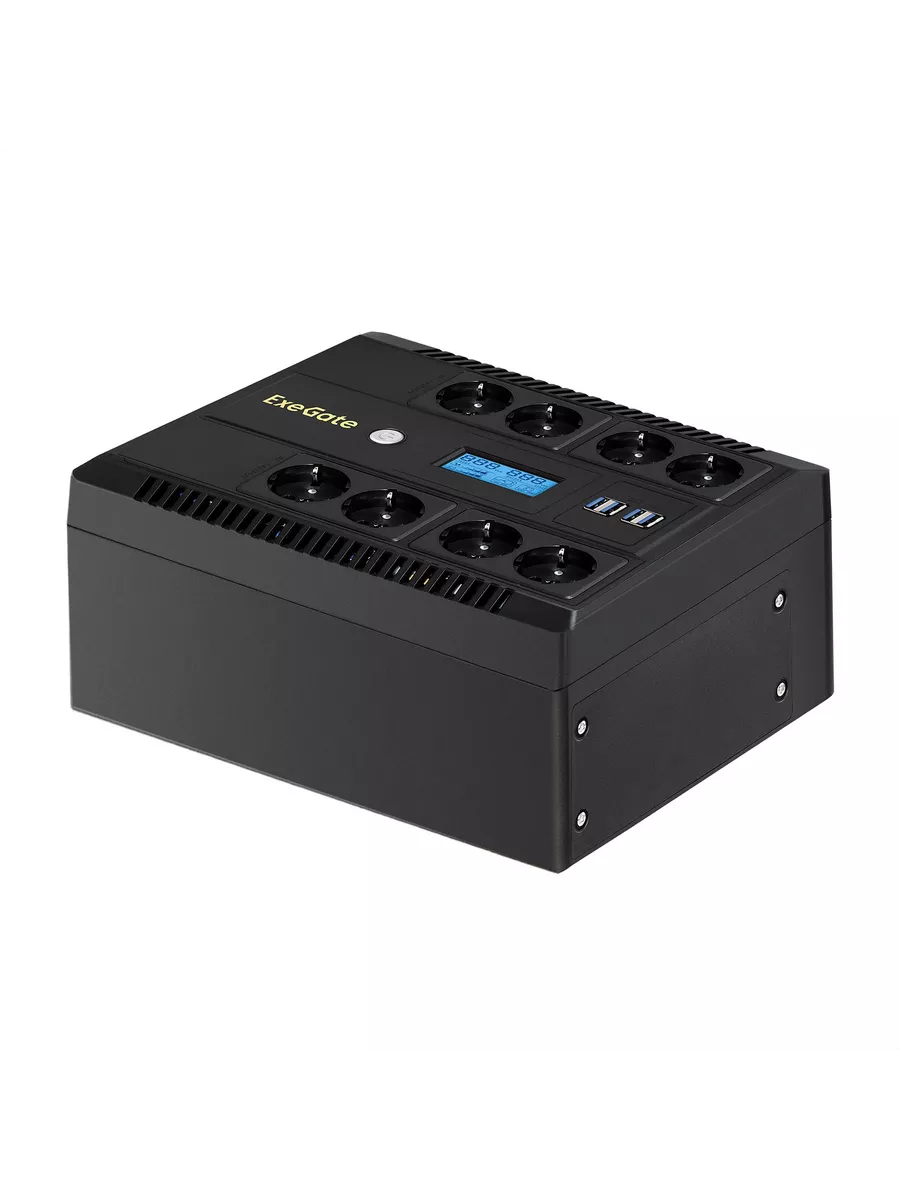 ИБП NEO Smart LHB-1000.LCD.AVR.8SH.CH.RJ.USB