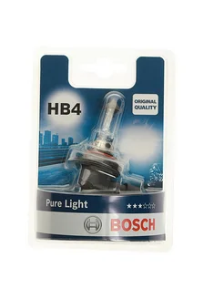 Лампа 12V HB4 51W P22d блистер (1шт.) Pure Light BOSCH 213088888 купить за 577 ₽ в интернет-магазине Wildberries