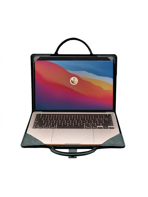 MyPads Чехол-сумка Boko Eleganto для ноутбука LENOVO IDEAPAD Z57, зеленый