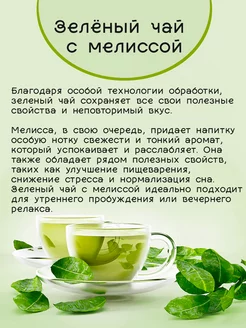 Зеленый чай с мелиссой Торговый дом Вектор. Вид 3.