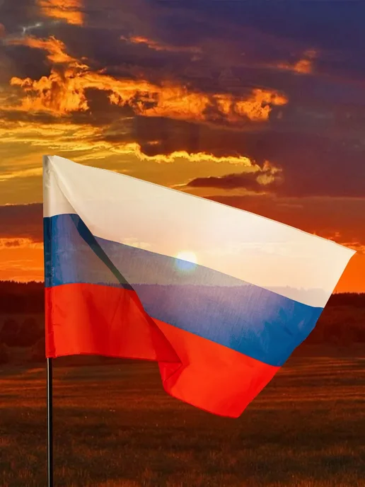 GLG_Flagship Большой уличный флаг России триколор на СВО ZOV 90*150 см, 90x150 см, фото 7