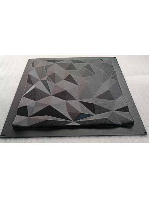Нет бренда Пластиковая форма для 3D панели Лед 50х50см, 50x50 см, фото 3