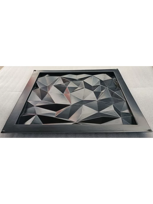Нет бренда Пластиковая форма для 3D панели Лед 50х50см, 50x50 см, фото 6