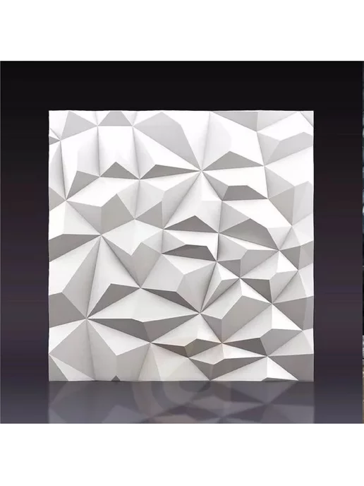 Нет бренда Пластиковая форма для 3D панели Лед 50х50см, 50x50 см, фото 7