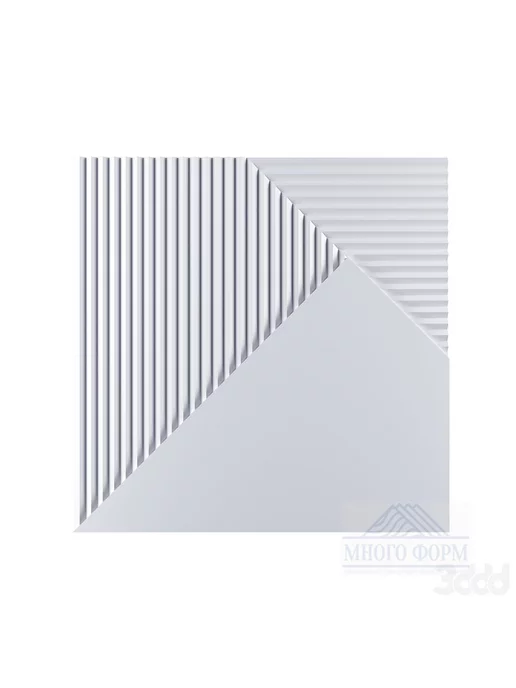 Нет бренда Пластиковая форма для 3D панели консул 03 размер 50х50см, 50x50 см, фото 8