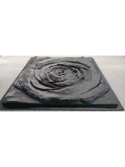 Нет бренда Пластиковая форма для 3D панели Роза 50х50см, 50x50 см, фото 4