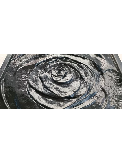 Нет бренда Пластиковая форма для 3D панели Роза 50х50см, 50x50 см, фото 8