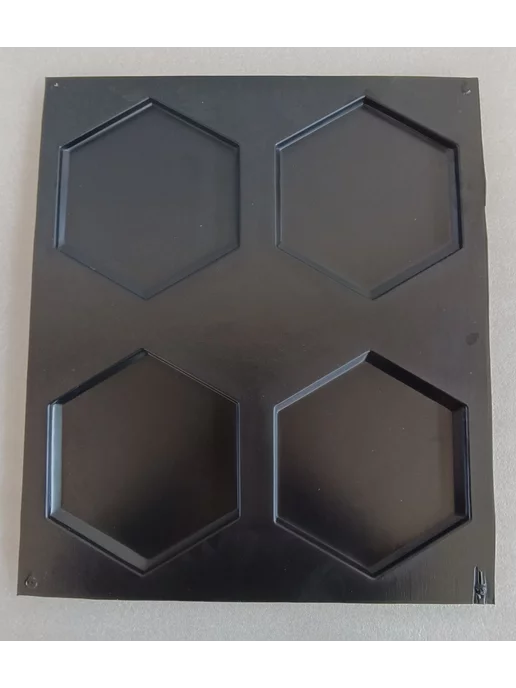 Нет бренда Форма для 3D панели Стоун №2 160х160х10мм в комп 4 Формы, 160x160x10 мм, фото 2