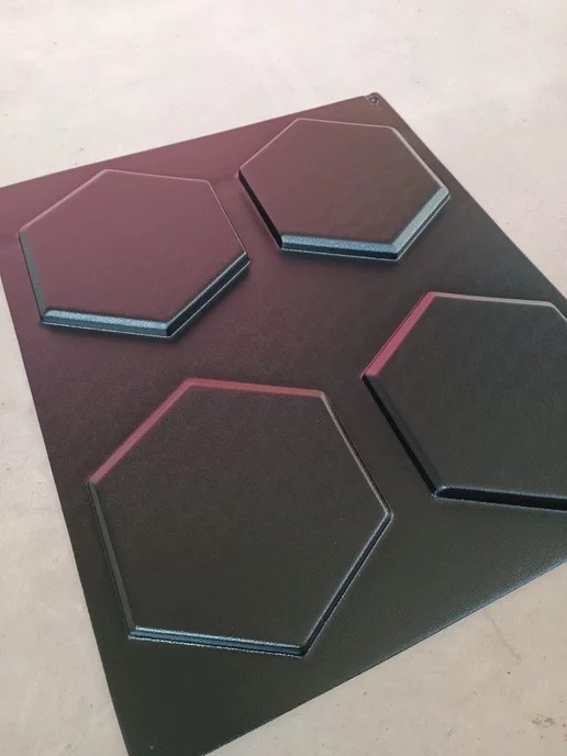 Нет бренда Форма для 3D панели Стоун №2 160х160х10мм в комп 4 Формы, 160x160x10 мм, фото 8