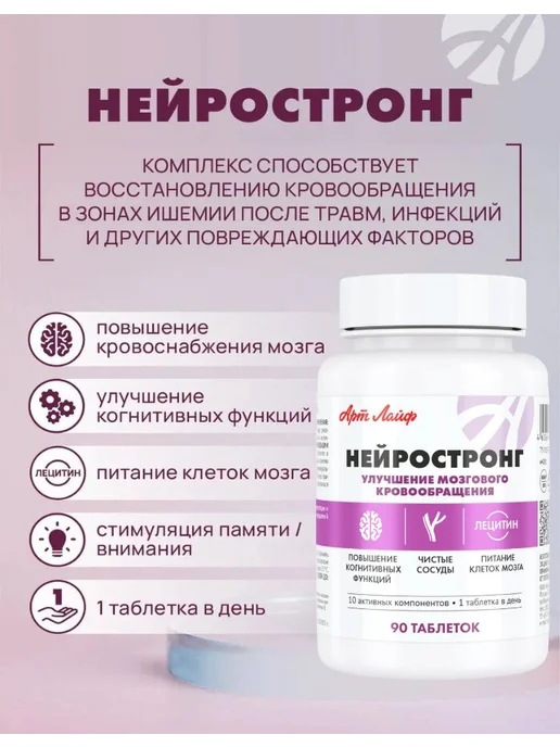 Нейростронг Комплекс для улучшения мозгового кровообращения