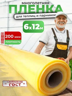 Пленка для теплиц и парников многолетняя 200 мкм 6х12м PIRIT
