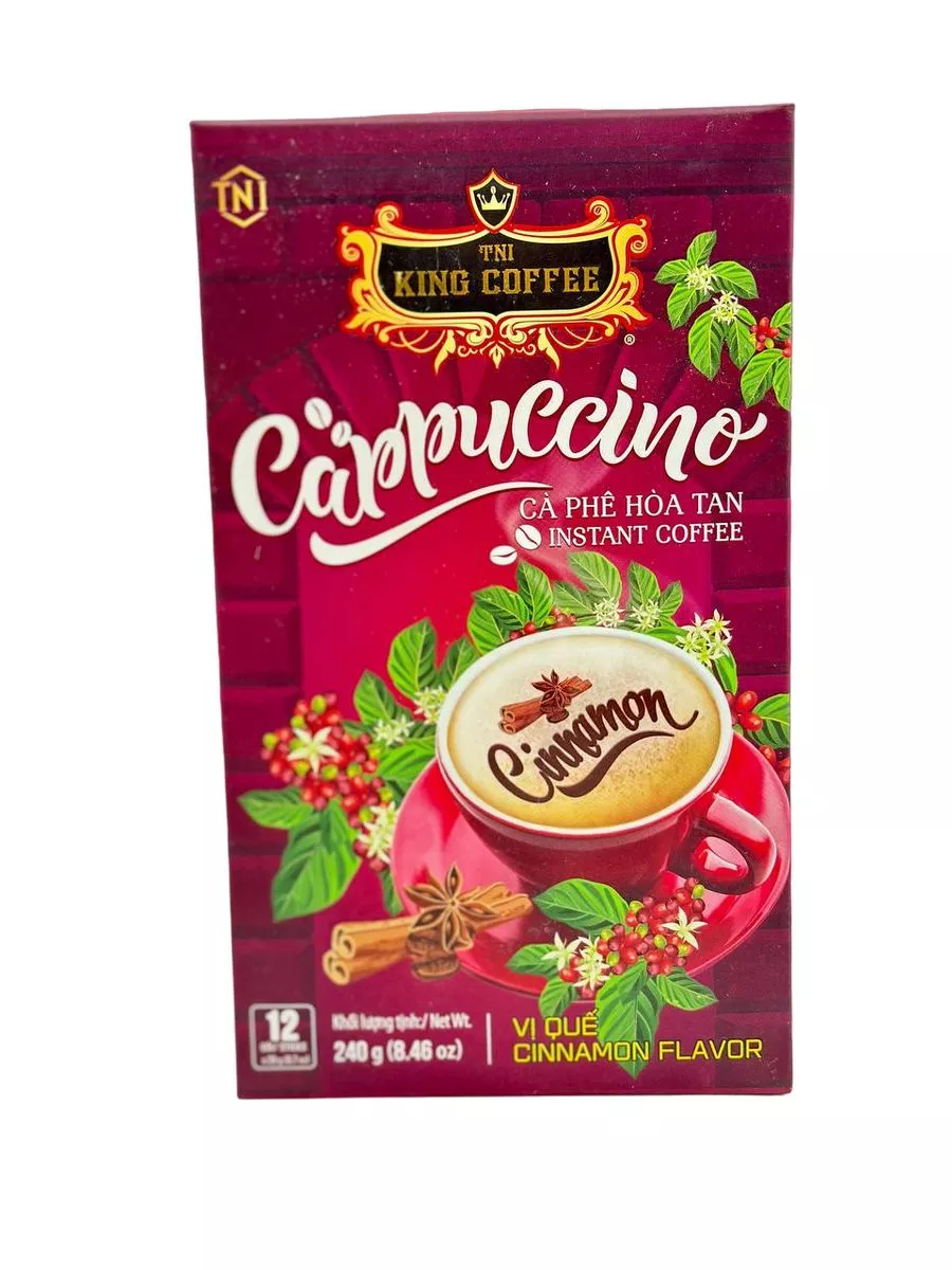 Кофе KING COFFEE CAPPUCCINO Корица Вьетнам (12шт)