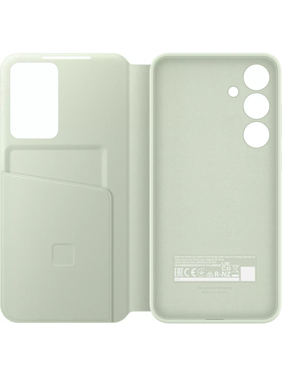 Чехол Samsung Smart View Wallet Case S24+ Light Green Samsunq 213361507  купить за 6 989 ₽ в интернет-магазине Wildberries