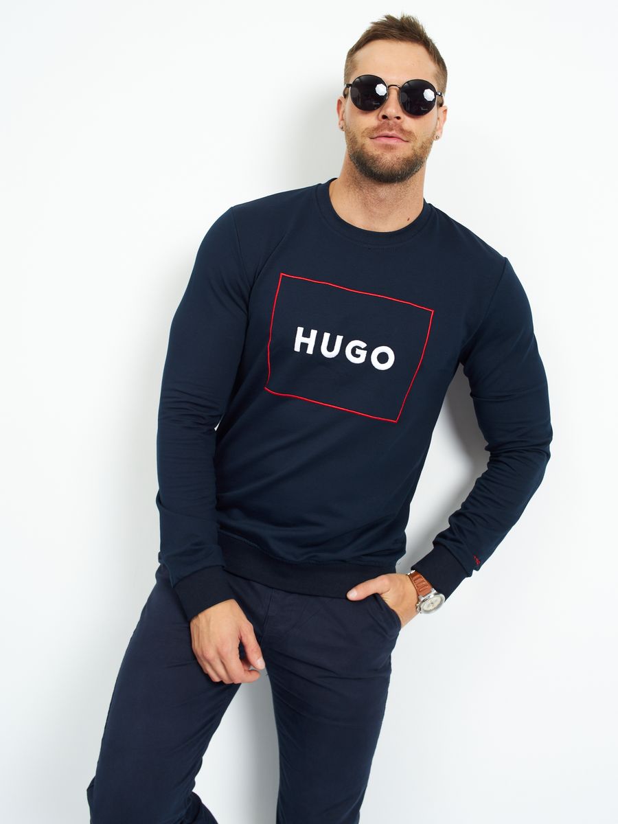 Hugo каталог. Свитшот Hugo Boss. Свитшот Hugo Boss мужской. Толстовка Хуго босс. Hugo Boss свитшот мужской синий.