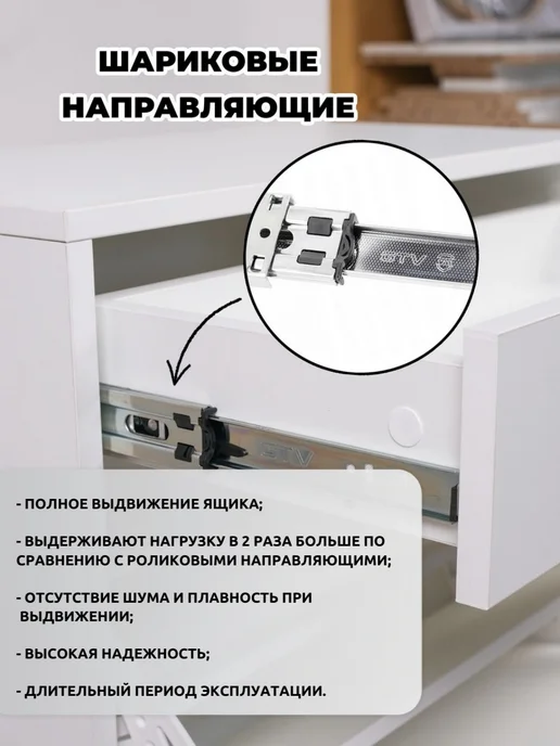 Puffsib Тумба в прихожую для обуви закрытая, белый, фото 5