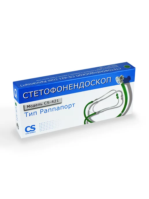 CS Medica Фонендоскоп медицинский Чёрный CS-421, зеленый, фото 5
