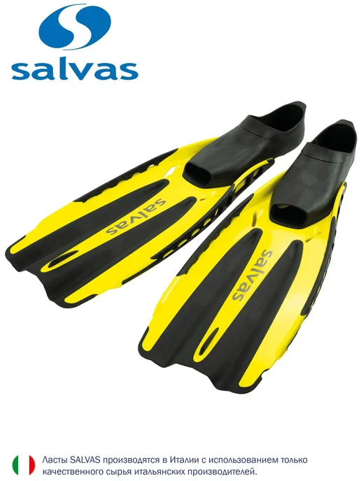 SALVAS Ласты для плавания Advance Fin, BA189 B3STS, желтый, фото 5