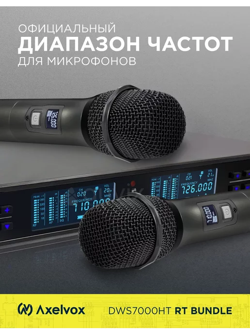 Axelvox Беспроводная микрофонная радиосистема AX-7000R (RTbundle), вариант, фото 3