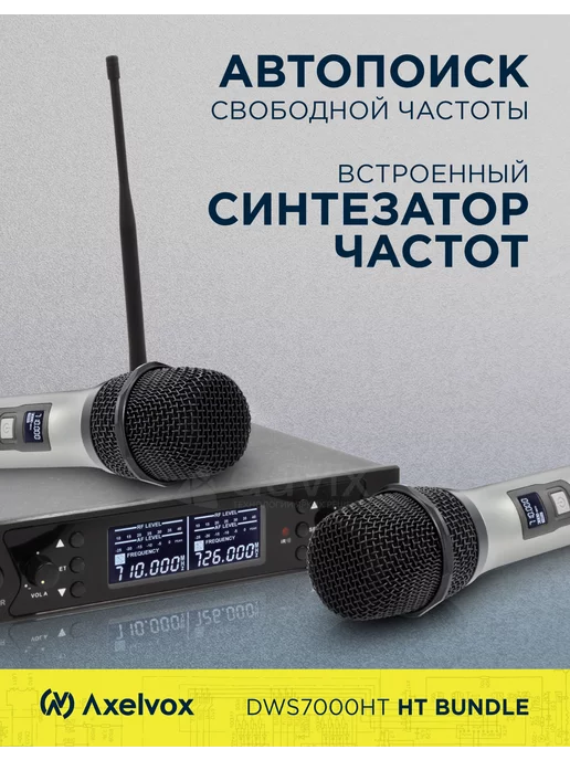 Axelvox Микрофонная радиосистема с DSP DWS7000HT (HT bundle), вариант, фото 4