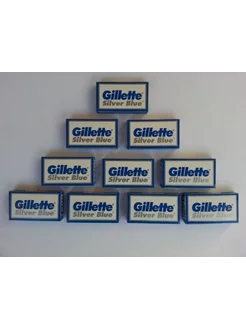 Лезвия для бритья Gillette Silver Blue, 50 лезвий Сменные кассеты для бритья 213534567 купить за 404 ₽ в интернет-магазине Wildberries