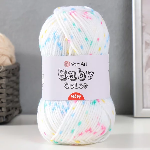 Пряжа для вязания «Baby color» 150м/50гр, 214 детский